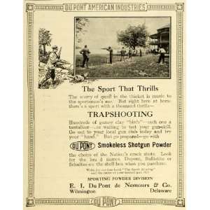  Shotgun Powder Wilmington Gun   Original Print Ad