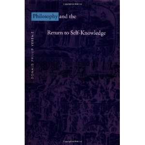   to Self Knowledge [Hardcover] Professor Donald Phillip Verene Books