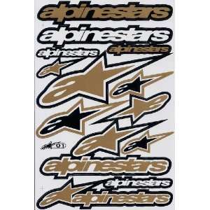  Alpinestar ATV Racing Graphic Sticker Decal 1 Sheet AS14P 