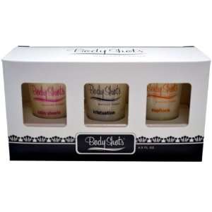  Body Shots Soy Massage Candles (3 pack ) Pastel Health 
