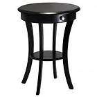 Round Accent Table With One Drawer and Shelf by Winsome  