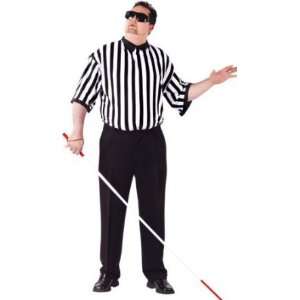  Mens Blind Referee Costume 2x large 50 52: Toys & Games