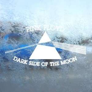  Pink Floyd White Decal Dark Side Of The Moon Car White 