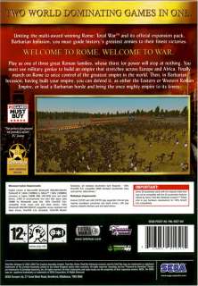 New PC Game ROME TOTAL WAR   GOLD EDITION w/ BARBARIAN  
