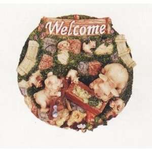  PIG 3 D Welcome Wall Plaque Sign *NEW*!: Office Products