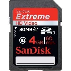  Extreme SDHC 4GB Class 10