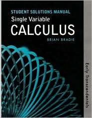 Single Variable Calculus Early Transcendentals Student Solutions 