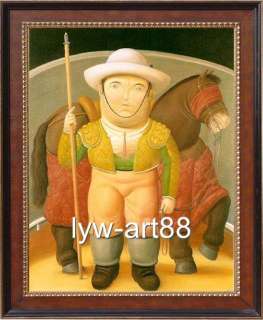 OIL PAINTING ART REPRO OF FERNANDO BOTERO ADAM AND EVE
