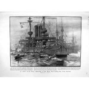   1907 NAVY BATTLE SHIP DUKE MECKLENBURG PARIS SORBONNE