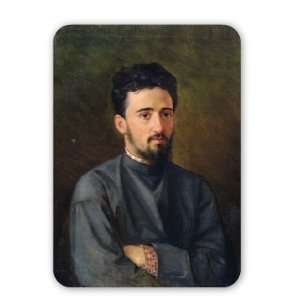  Portrait of Vsevolod M. Garshin, 1878 (oil..   Mouse Mat 