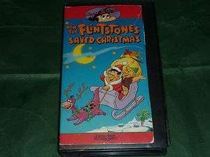 How the Flintstones Saved Christmas (VHS) RARE  