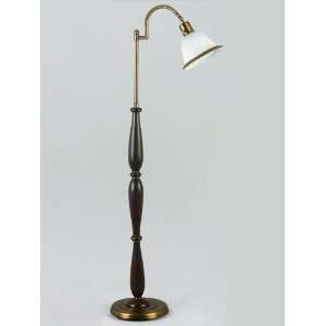   75 Watt Antique Brass Pharmacy Floor Lamp: Home Improvement