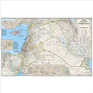  Iraq and the Heart of the Middle East Two Sided Map Map 