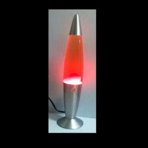   Lamps   16.25 Tall   Red Wax With Orange Liquid by Active LfStl. PRO