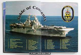 USS WASP LHD 1 MEDITERRANEAN CRUISE BOOK 2000  