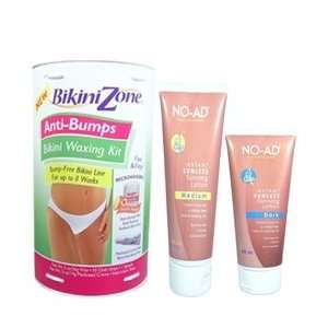    NO AD Tanning Lotions w/BIKINI ZONE Bikini Waxing Kit: Beauty