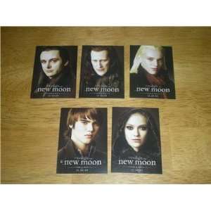    Twilight New Moon Promo Card Set Volturi Set 5 Cards Toys & Games