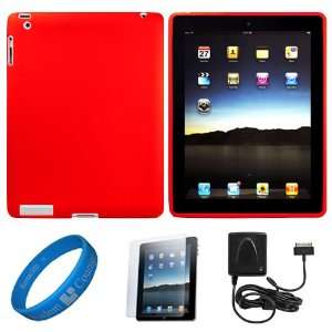 Red Premium Rubberized Protective Silicone Skin Cover for Apple 2012 