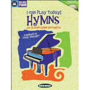  Word Music I Can Play Today (Hymns) Book/CD arranged for 
