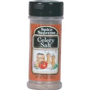  SPICE SUPREME CELERY SALT 6OZ (Sold 3 Units per Pack 