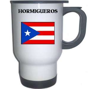  Puerto Rico   HORMIGUEROS White Stainless Steel Mug 