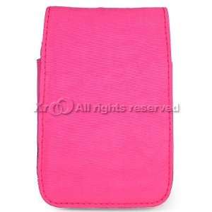  High Quality and Protection Magenta Nylon Vertical Pouch 