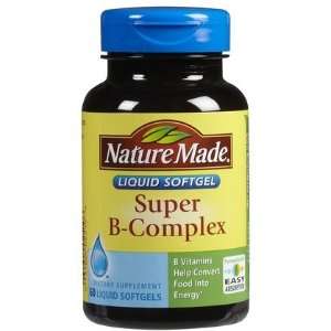  Nature Made Super Vitamin B Complex Softgels, 60 ct (Pack 