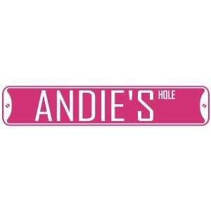   ANDIE HOLE  STREET SIGN