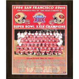  1994 San Francisco 49ers NFL Football Super Bowl 29 XXIX 