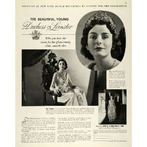  1937 Ad Ponds Extract Cold Cream Duchess Leinster 