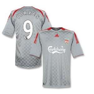  Liverpool Away Fernando Torres # 9 Size Large Sports 