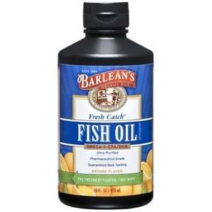  Barleans Organic Oils Fish Oil (Orange Flavor) 16 fl oz 