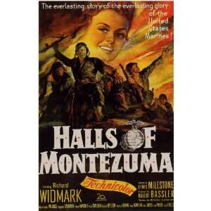 Halls of Montezuma Movie Poster (11 x 17 Inches   28cm x 44cm) (1951 