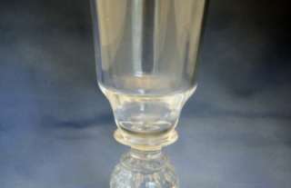FINE C1940s GUNDERSEN PAIRPOINT LARGE CLEAR GLASS CONTROLLED BUBBLE 