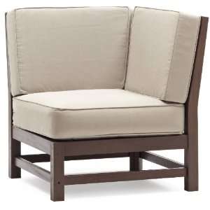  Strathwood Anderson Hardwood Sectional, Corner Chair 