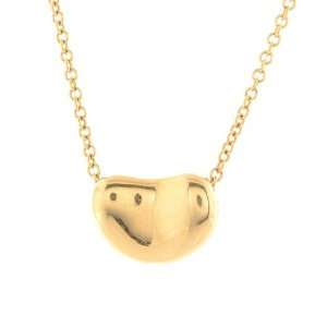   . Elsa Peretti Bean Pendant Necklace 18k Gold Tiffany & Co. Jewelry