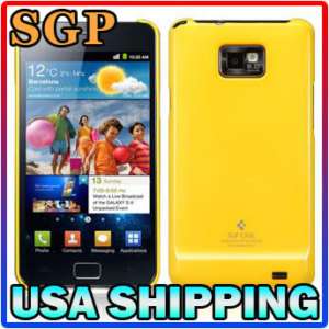 SGP Samsung Galaxy S2 Ultra Thin Air Case Yellow+Film  