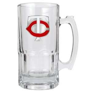  Minnesota Twins MLB 32oz Beer Mug Glass: Kitchen & Dining
