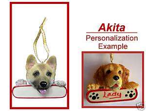 AKITA Personalized Dog Christmas Ornament New Gift  