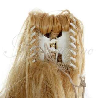 Cosplay Wig Ponytail Clip for Vocaloid Akita Neru Gold  