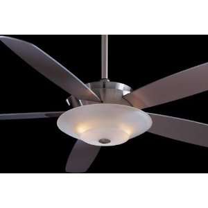   Airus Brushed Nickel Uplight 54 Ceiling Fan with Light & Wall Control