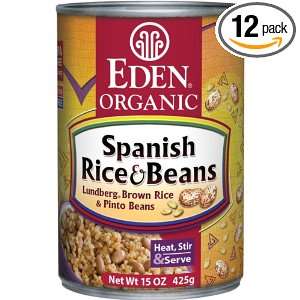 Eden Spanish Rice & Pinto Beans, 15 ounces (Pack of12)  