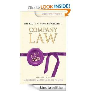 Key Cases Company Law Christopher Shepherd  Kindle Store