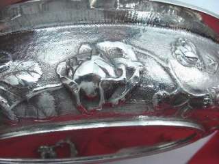 FABULOUS, ORNATE Kirk REPOUSSE Sterling Silver COVERED VEGETABLE DISH 