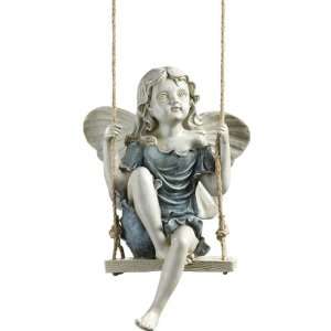  Sculpture Fairy On Swing