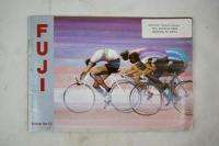 Vintage Fuji 1983 Bicycle Catalog Old Stock Fuji Track Professional 