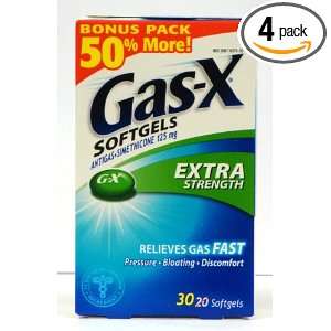  Gas x Extra Strength Antigas Softgels   30 Count (Pack of 