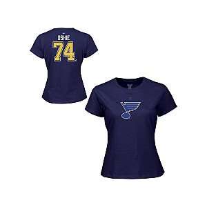   Oshie Womens Player Name and Number T shirt: Sports & Outdoors