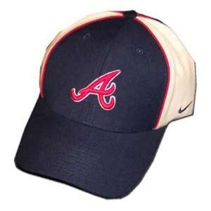   Nike Atlanta Braves Navy & Khaki Opposite Field Hat