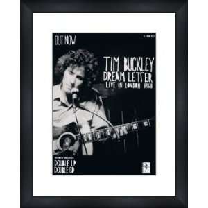 TIM BUCKLEY Dream Letter   Custom Framed Original Ad   Framed Music 